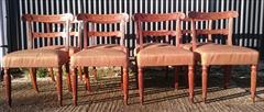 8 plus one free spare Regency Oak wonderful  dining chairs 33½h 20w 20d 18hs _4.JPG
